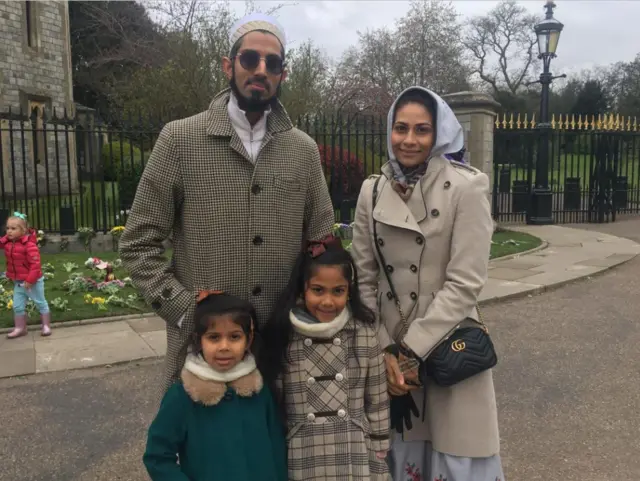 Quasai Arsiwala, his wife Ummul and children Mariya and Ruqaiya