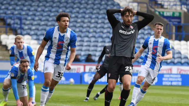 Matt Crooks goes close for Rotherham