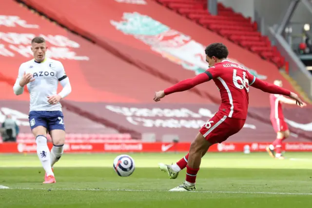 Trent Alexander-Arnold scores for Liverpool