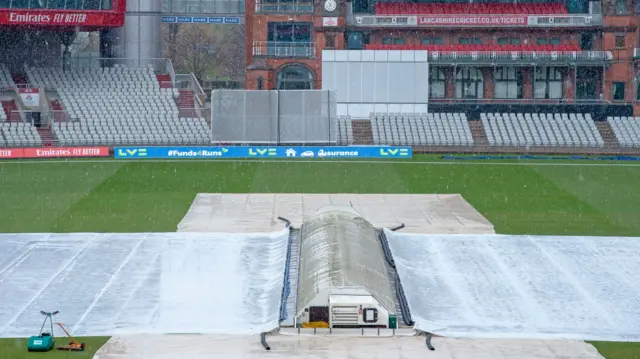 Old Trafford rain