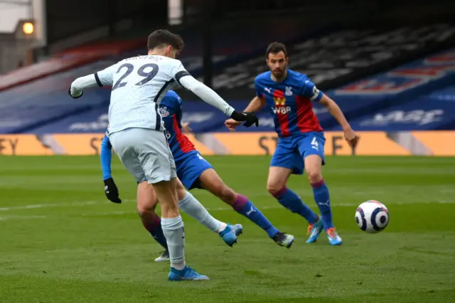 Kai Havertz scores for Chelsea