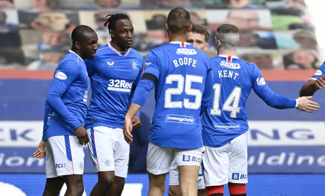 Rangers are on their way to a 17th home win of the Premiership season