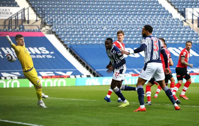 West Brom goal ruled out