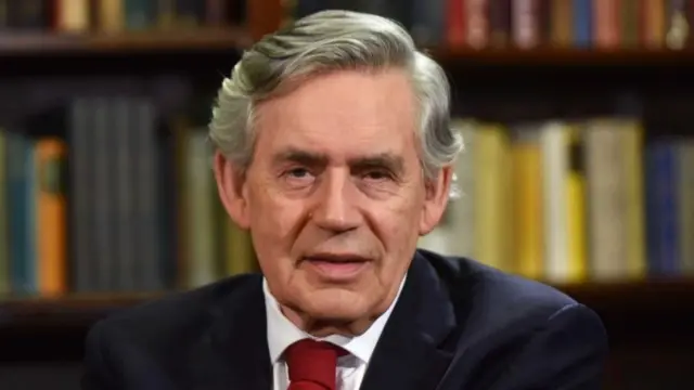 Former UK Prime Minister Gordon Brown