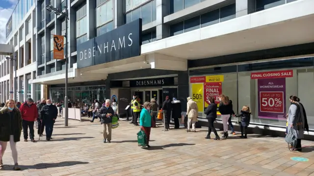 Debenhams in Sheffield