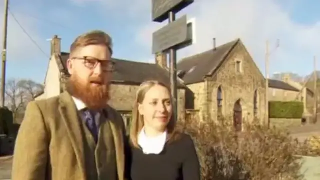 Lee Wilson-Hart and Jenni, landlords of Greyhound Inn in Buxton, Derbyshire