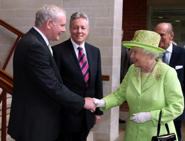 Martin McGuinness and the Queen