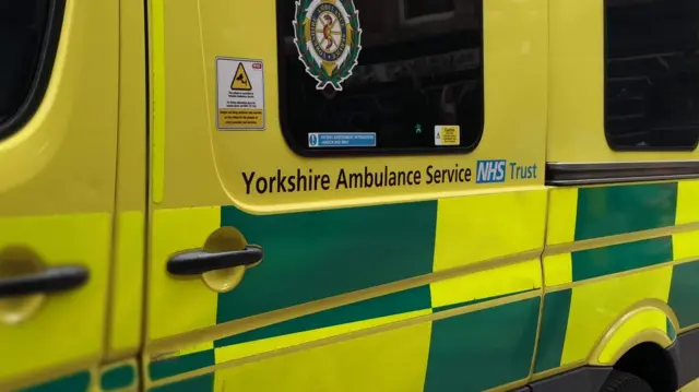 A Yorkshire Ambulance Service ambulance