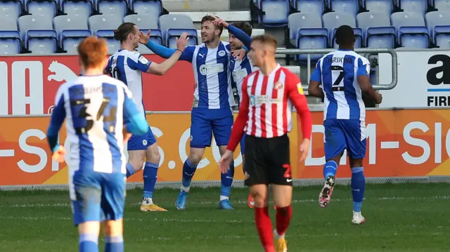 Wigan celebrate