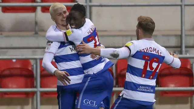 QPR celebrate goal