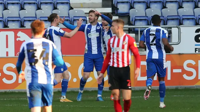 Wigan celebrate