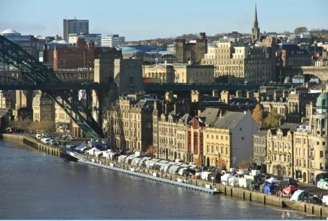 Newcastle Quayside market