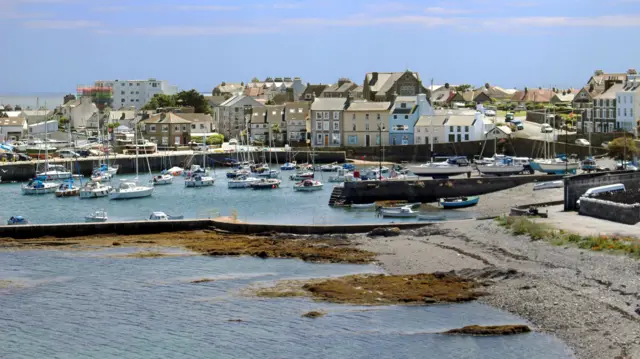 Port St. Mary on the Isle of Man