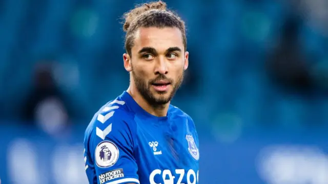 Everton striker Dominic Calvert-Lewin