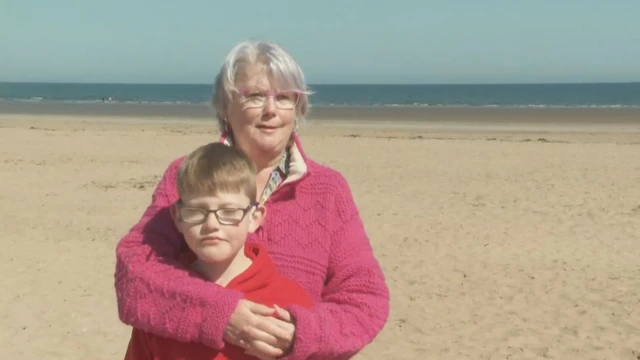 Ann Buchanan and her grandson Jensen