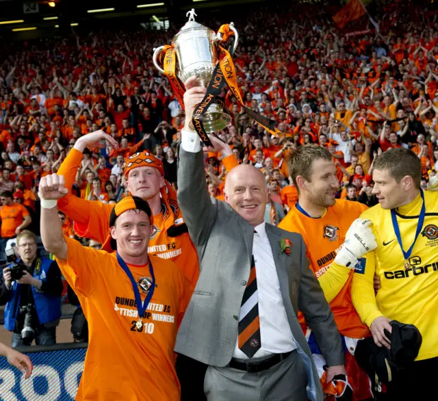 Dundee United won the Scottish Cup for the second time in 2010