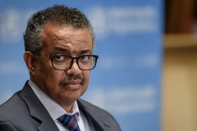 World Health Organization (WHO) Director-General Tedros Adhanom Ghebreyesus (file photo)