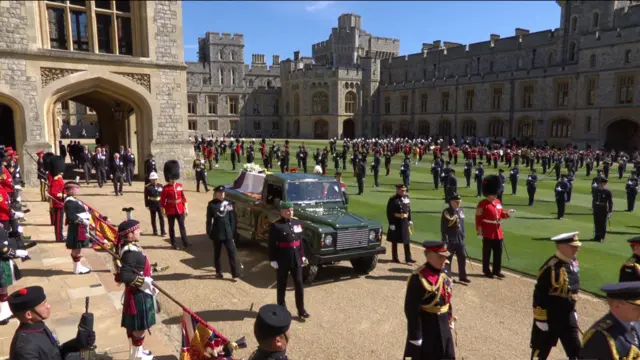 The funeral procession