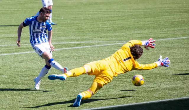 Greg Kiltie scores