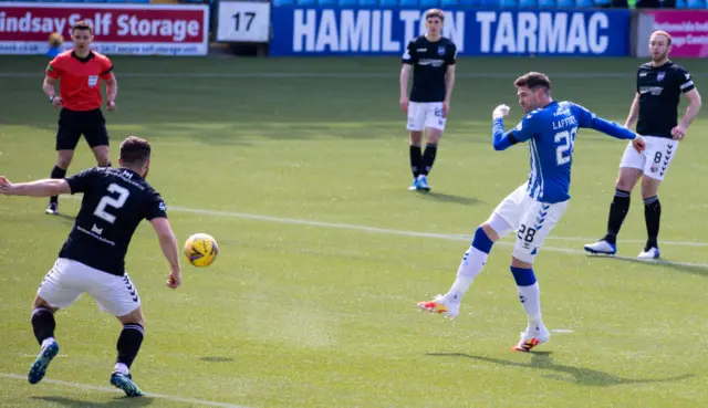 Kyle Lafferty scores for Kilmarnock