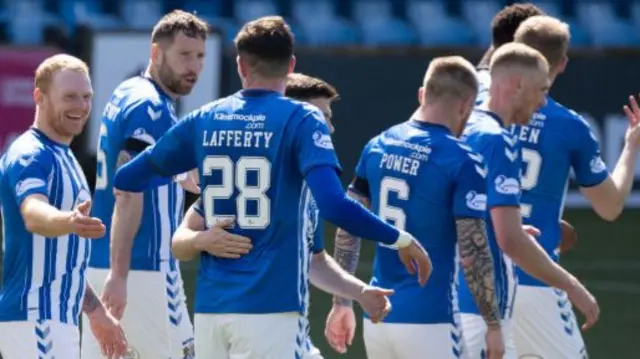 Kilmarnock celebrate