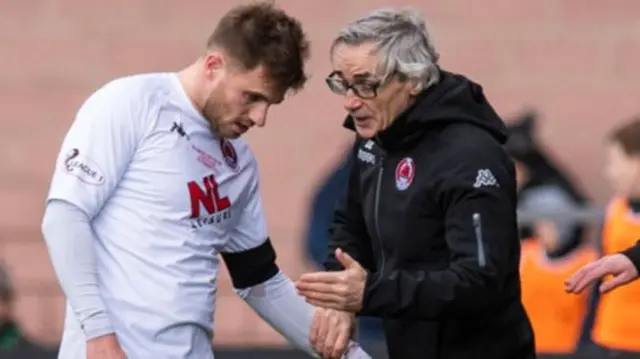 Clyde's David Goodwillie and Danny Lennon