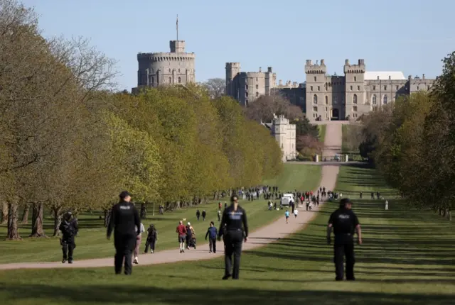 Windsor Castle on 17 May