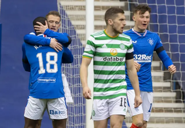 Steven Davis knocked in an early goal for Rangers at Ibrox