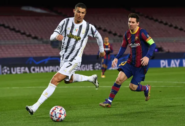 Cristiano Ronaldo and Lionel Messi