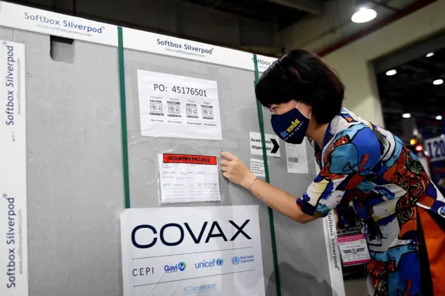 Covax shipment in Vietnam