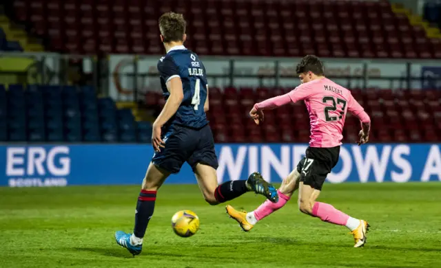 Inverness' Daniel Mackay scores his side's second goal