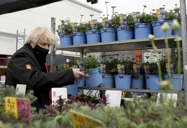 Boris Johnson at B&Q