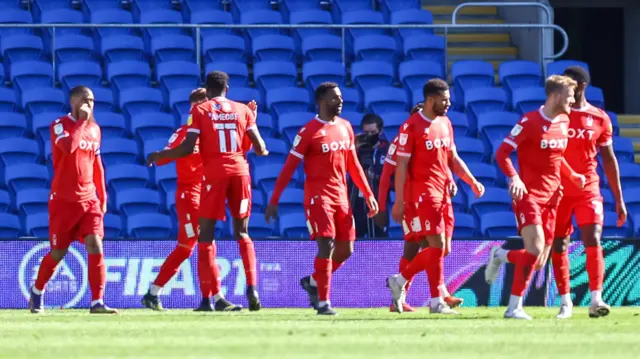 Nottingham Forest celebrate