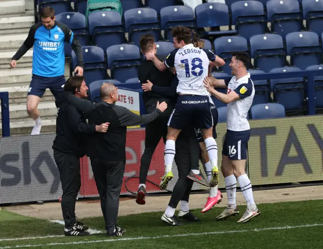 Preston celebrate