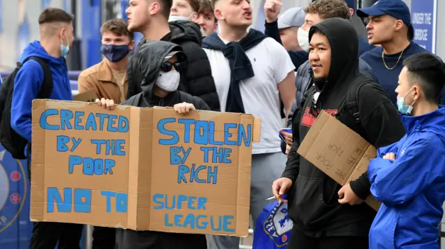 Fans at Stamford Bridge