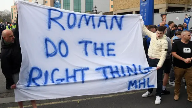 Fans at Stamford Bridge