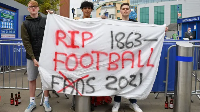 Fans at Stamford Bridge