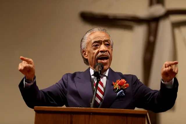 Al Sharpton speaks