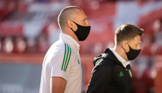 Celtic captain Scott Brown at Pittodrie