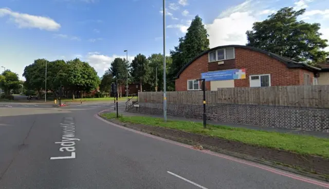 Wood Street, near the junction with Monument Road