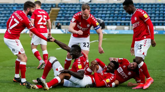 Bristol City celebrate goal