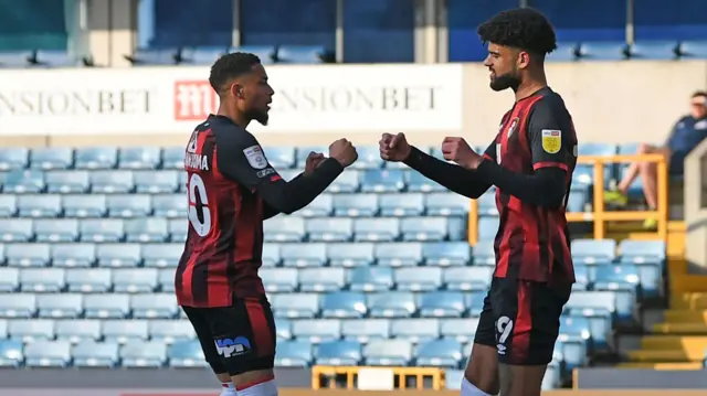 Bournemouth celebrate goal