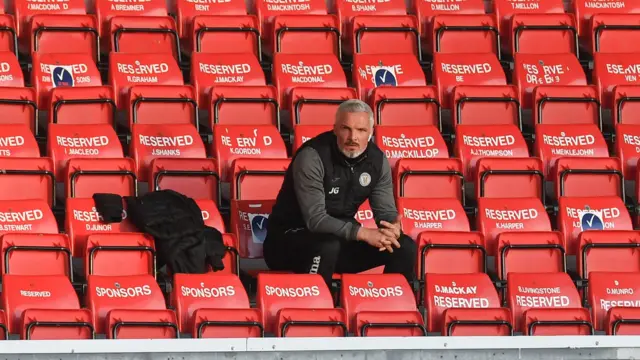 St Mirren Manager Jim Goodwin