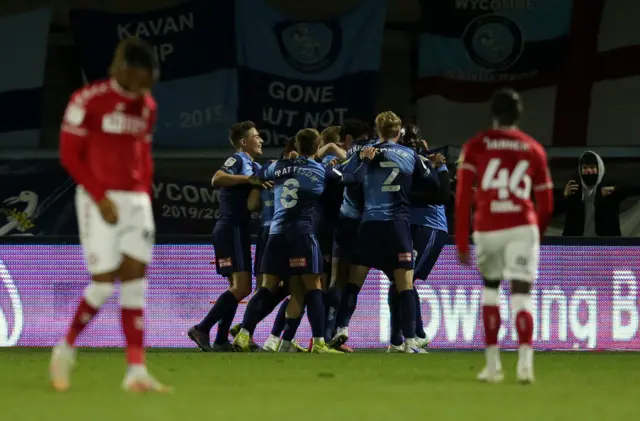 Wycombe celebrate