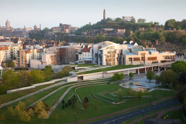 The Scottish Parliament at Holyrood