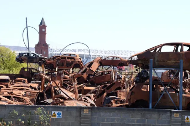 Jap Euro North East Ltd scrapyard, Middlesbrough