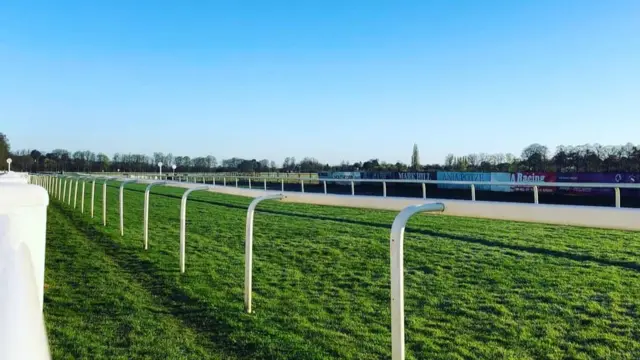 Worcester Racecourse this morning