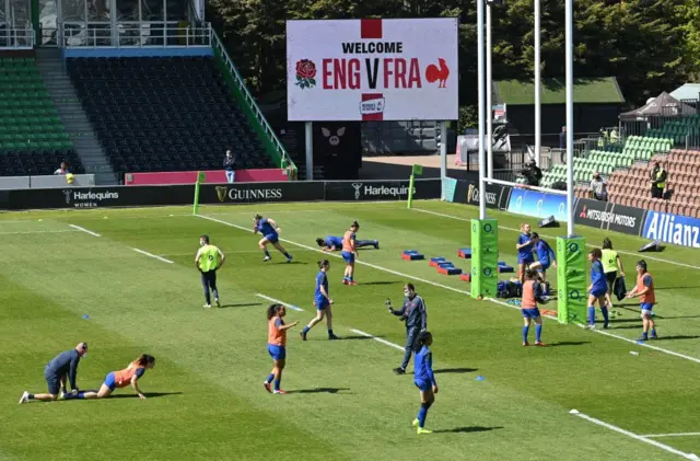 England v France at the Stoop