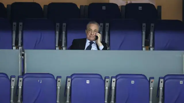 Real Madrid President Florentino Perez