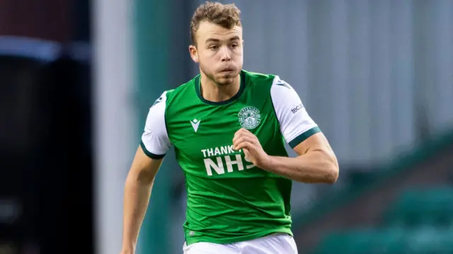 Hibs defender Ryan Porteous